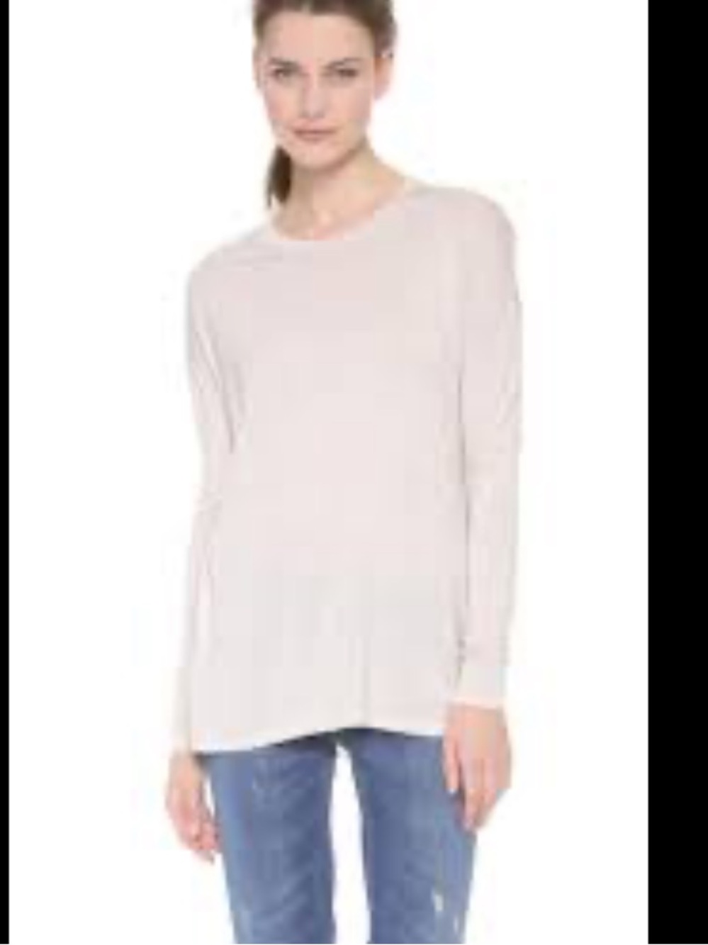 Vince cotton Long Sleeve Essential Shirt Size Large